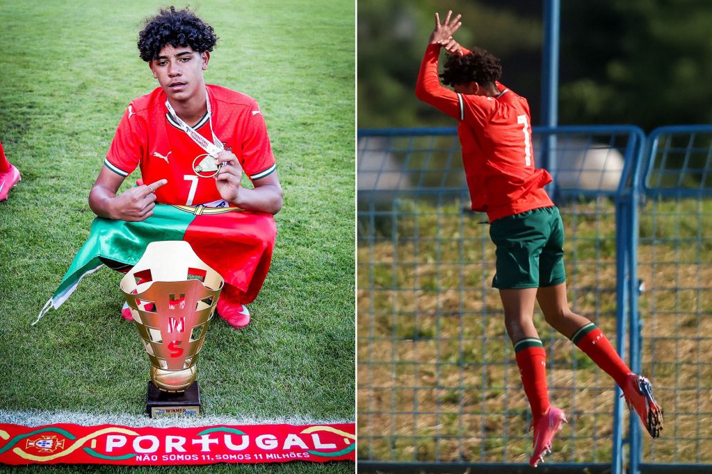 شاهد.. رونالدو الابن يتألق ويقود البرتغال إلى التتويج ببطولة دولية