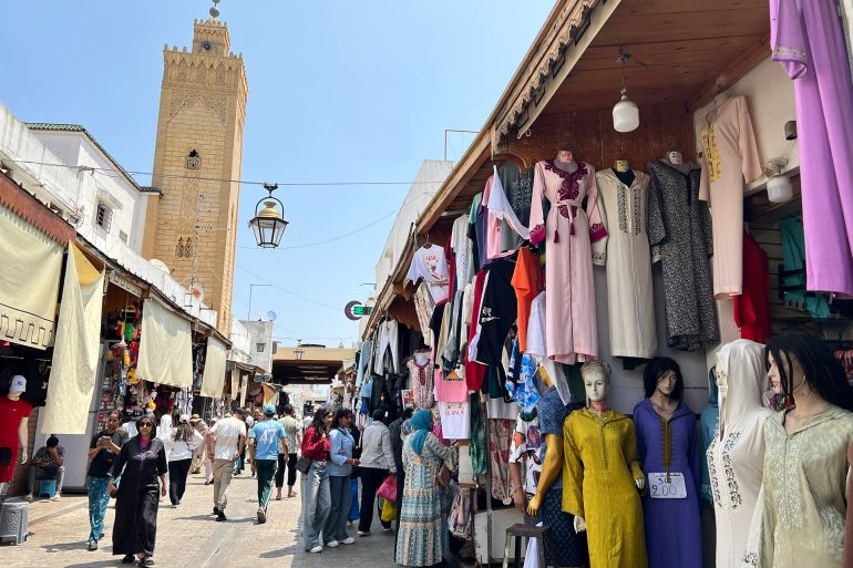 المغرب/ الرباط / سناء القويطي/ رواج تجاري في المدينة القديمة في الرباط