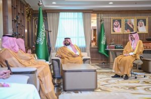 أمير جازان يستقبل رئيس محكمة الاستئناف بالمنطقة