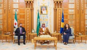 لقاء ثلاثي في الرياض يجمع ولي العهد والرئيس السوري ورئيسة كوسوفا