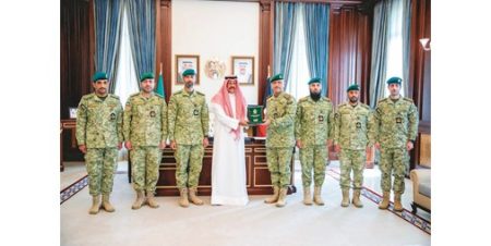 نائب رئيس الحرس الوطني استقبل فريق عمل الحوكمة المؤسسية