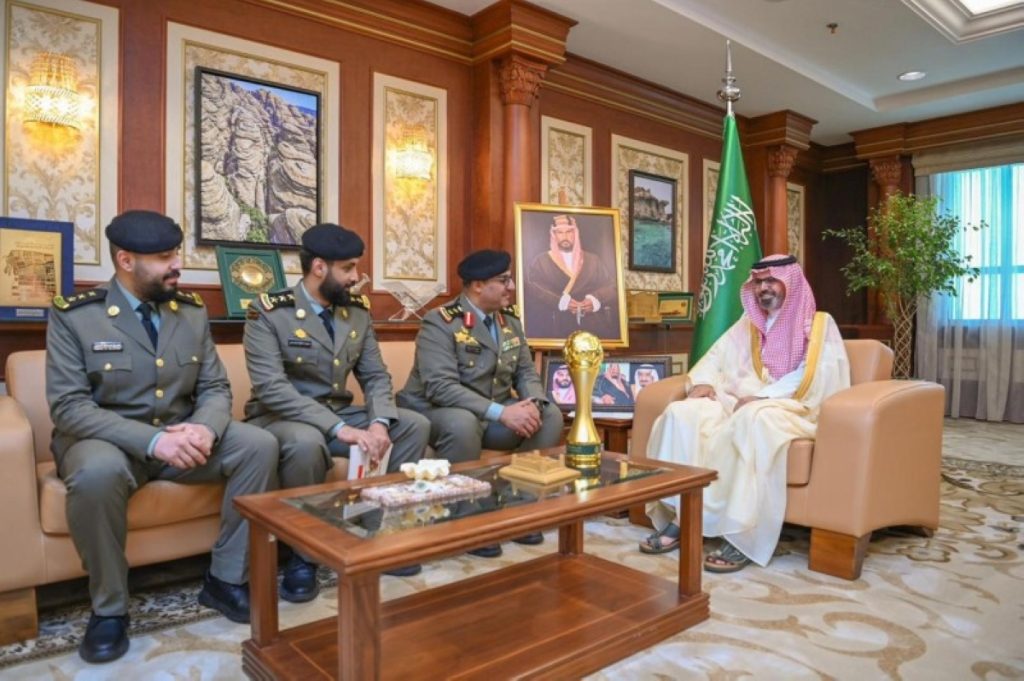 نائب أمير جازان يستقبل قائد الأفواج الأمنية