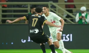 الزمالك والأهلي في نهائي سوبر مصر 2023