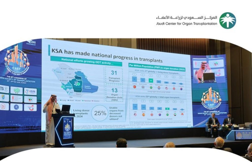 المركز السعودي لزراعة الأعضاء في مؤتمر الجمعية الآسيوية لزراعة الأعضاء (CAST)