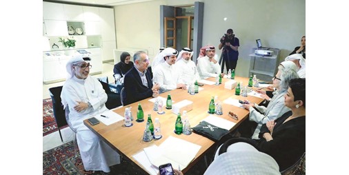 المطيري اطلع على مشاريع «الوطني للثقافة» الإنشائية