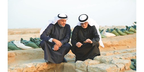 اكتشاف قطع فخارية بكتابات سريانية ودلائل وسط «فيلكا»