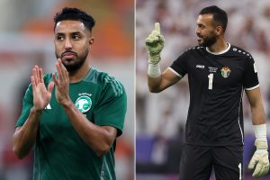 ماذا جرى بين حارس منتخب الأردن وقائد السعودية سالم الدوسري؟