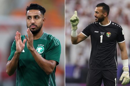 ماذا جرى بين حارس منتخب الأردن وقائد السعودية سالم الدوسري؟