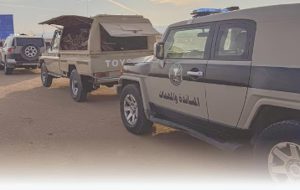 دوريات المجاهدين تضبط مواطنا بحوزته حطب محلي معروض للبيع بحائل