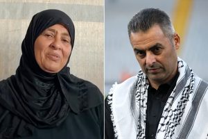 من داخل خيمتها بغزة.. والدة أبو جزر مدرب فلسطين تدعمه بكأس العرب