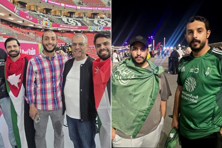 بين الفرح والخيبة.. جماهير الأردن والسعودية تقرأ نصف نهائي كأس العرب