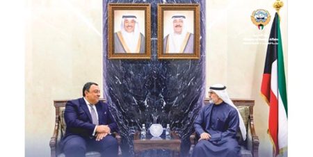 نائب وزير الخارجية استقبل مساعد وزير الخارجية المصري للشؤون العربية