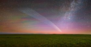 “المذنب الاصطناعي”.. خدعة بصرية صنعتها أقمار ستارلينك