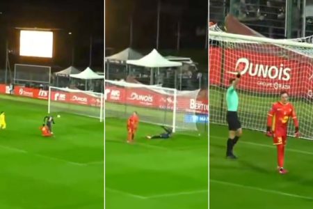 مباراة تتحول إلى “كوميديا كروية” في الدوري الفرنسي
