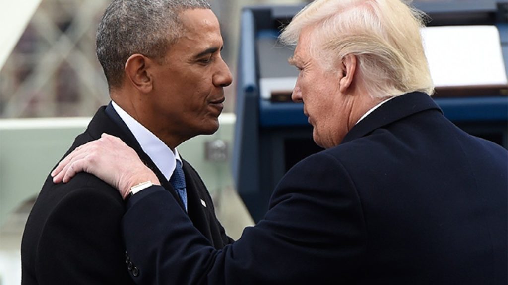 ماذا فعل ترمب بصورة أوباما داخل البيت الأبيض؟