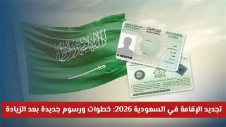 رسوم الإقامة وتجديد الإقامة في السعودية 2026 للمقيمين