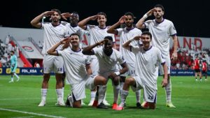 الصقر يتفوق على الرائد بهدفين في دوري المحترفين